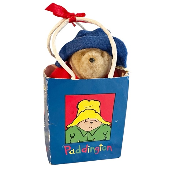Paddington Bear 1998 Eden Toys Bear in a Bag Blue Hat 5” - Picture 7 of 7